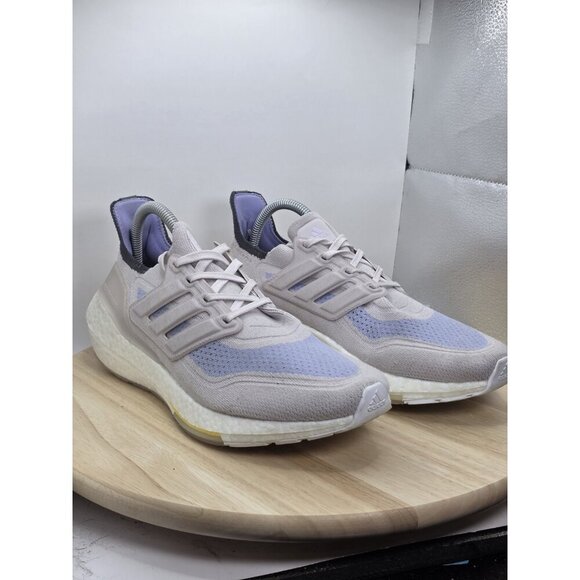 Adidas UltraBoost 21 Womens Size 9.5 Pink Purple Athletic Running Shoes Sneakers - Picture 5 of 11